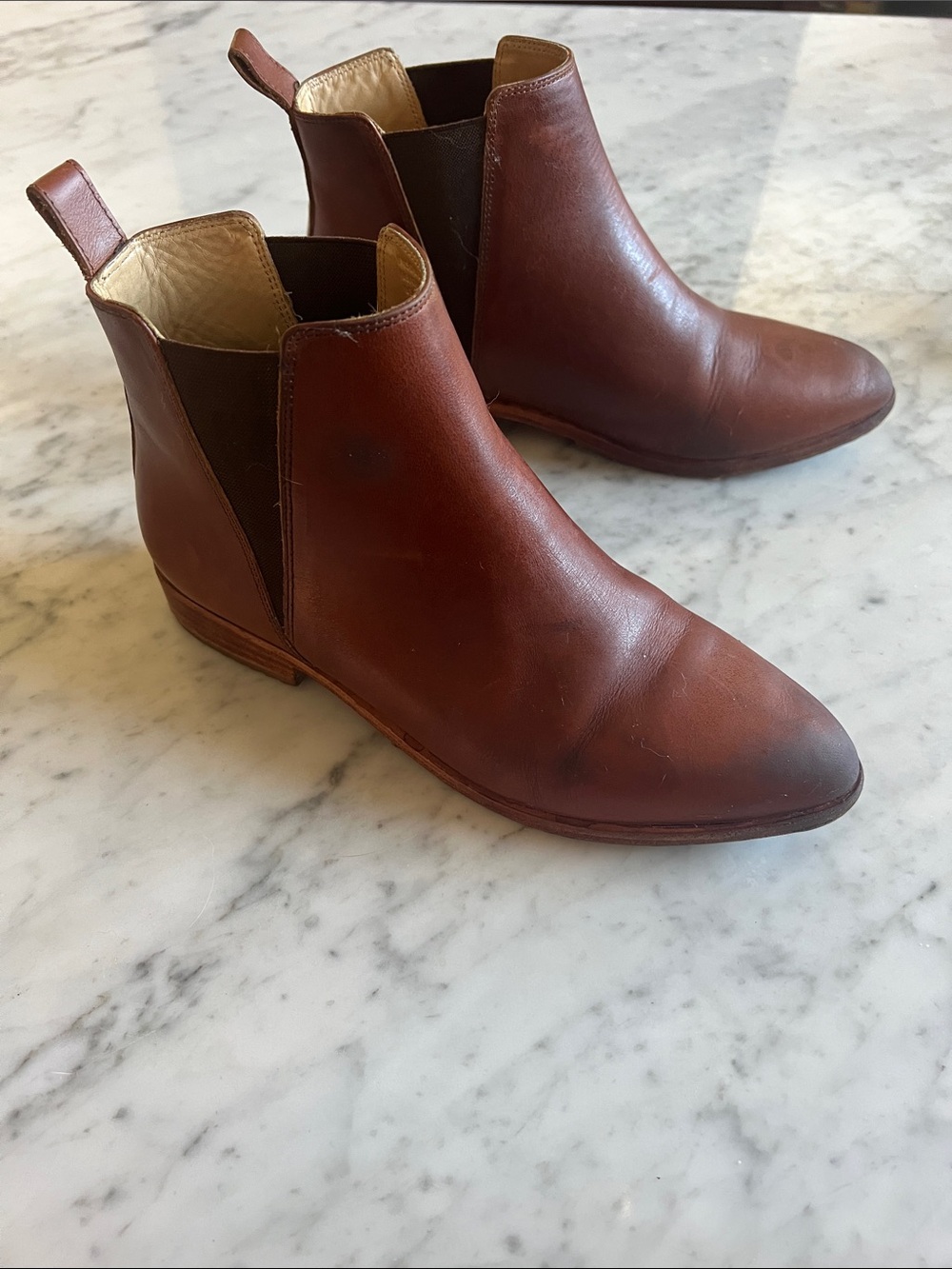 Nisolo Eva Everyday Women’s Classic Chelsea Boot in Brandy 8